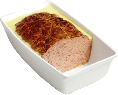 TERRINE DE CANARD 2 FOIES ET GIROLLES